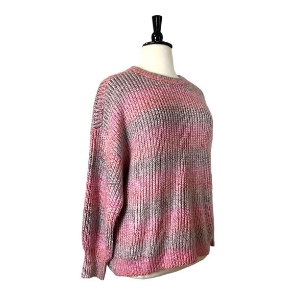 Universal Thread Target Women’s Sweater Crew Neck Ombre Pink Gray Size XXL Plus - Picture 2 of 12